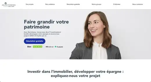 Page d'accueil Quintésens