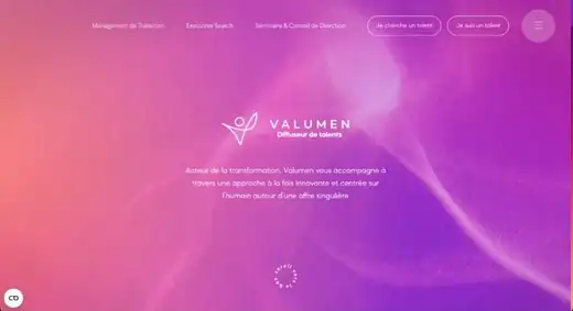 Page d'accueil Valumen